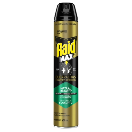 Imagen de Insecticida Raid Max Eucalipto Aerosol 400 MLL