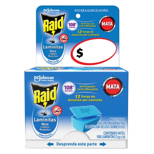 Imagen de Exhibidor Raid Laminitas  108 PZS