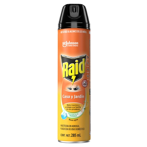 Imagen de Insecticida Raid Casa Y Jardin Naranja 285 MLL