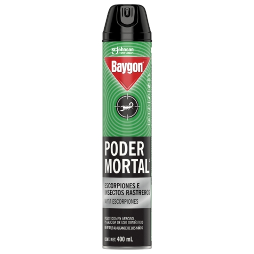 Imagen de Insecticida Baygon Poder Mortal Aerosol 400 MLL