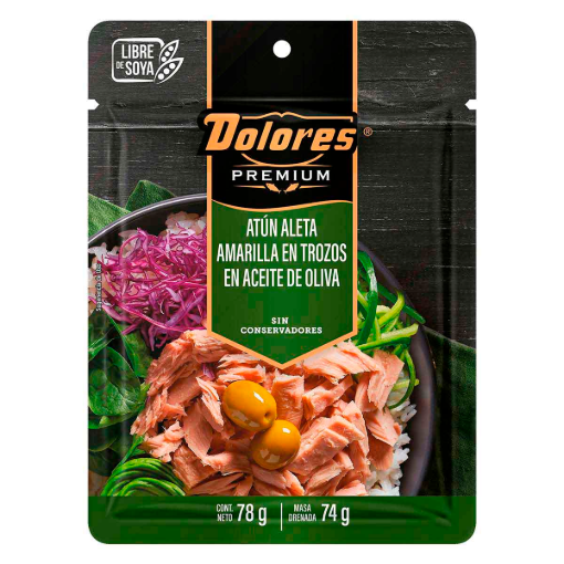 Imagen de Atun Dolores Premium Aceite D/Oliva Sob Dolores 78 GRS