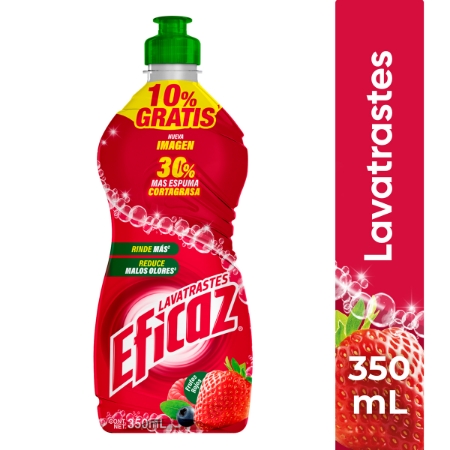 Imagen de Detergente Eficaz Líquido Frutos Rojos 350 MLL
