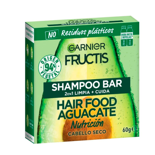 Imagen de SHAMPOO EN BARRA FRUCTIS HAIR FOOD AGUACATE 60 GRS
