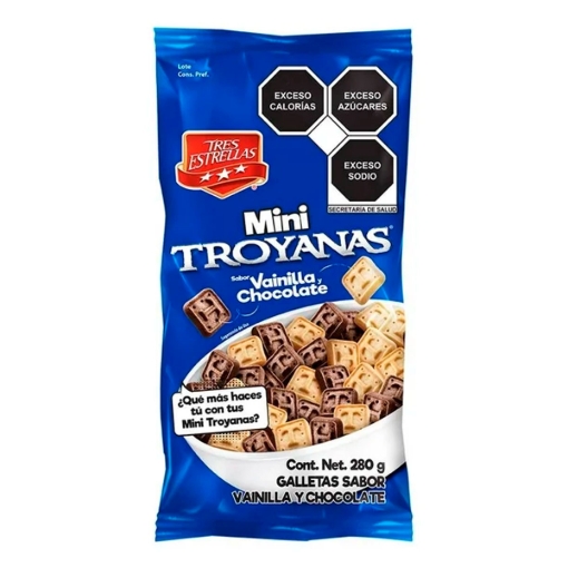 Imagen de Galleta Mini Troyanas 3 Estrellas Combinado 280 GRS
