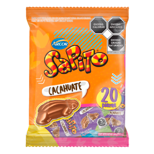 Imagen de Chocolate Arcor Sapito Cacahuate 10 GRS