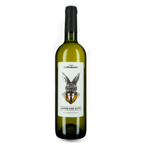 Imagen de VINO BLANCO LA REDONDA LIEBRE POR GATO SUAVIGNON 750 MLL