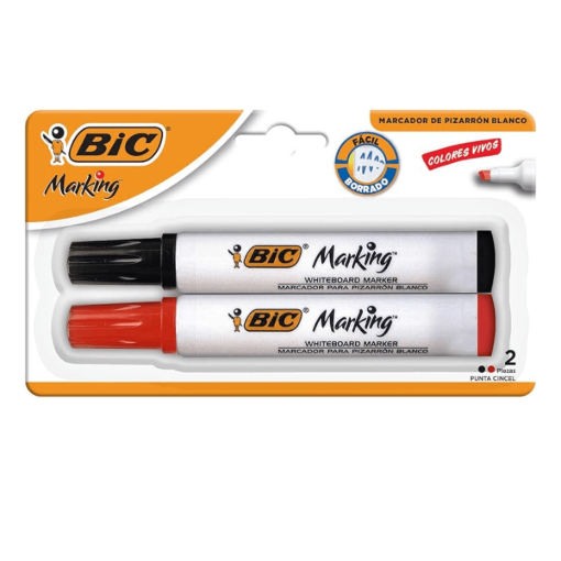 Imagen de Marcador Bic Para Pizarron Surtido 2 PZS