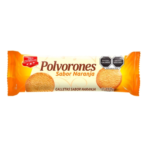 Imagen de GALLETA MODERNA POLVORON CON NARANJA 210 GRS