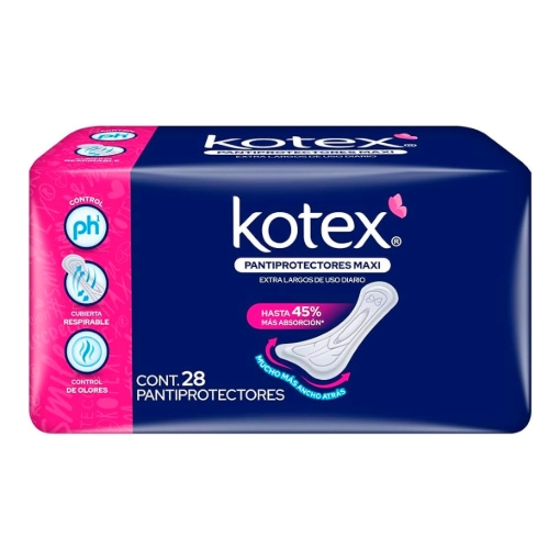 Imagen de Panty Rotector Kotex Maxi E.Largos 28 PZS