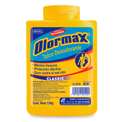 Imagen de Talco Olormax Amarillo 150 GRS