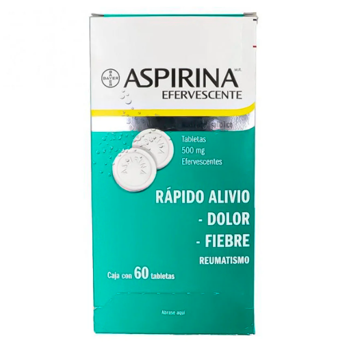 Imagen de Medicamento Aspirina Efevescente 60 PZS