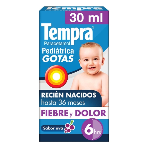 Imagen de Medicamento Tempra Pediatrico Uva Gotero 30 MLL