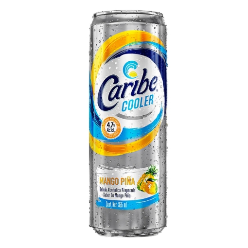Imagen de Bebida Caribe Cooler Lata Mango Piña 355 MLL