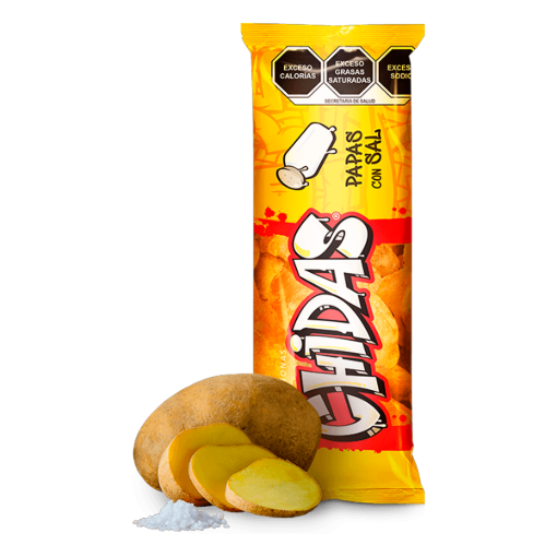 Imagen de BOTANA PAPAS CHIDAS CON SAL 90 GRS