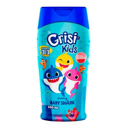Imagen de Shampoo Grisi Kids 3En1 Baby Shark 300 MLL