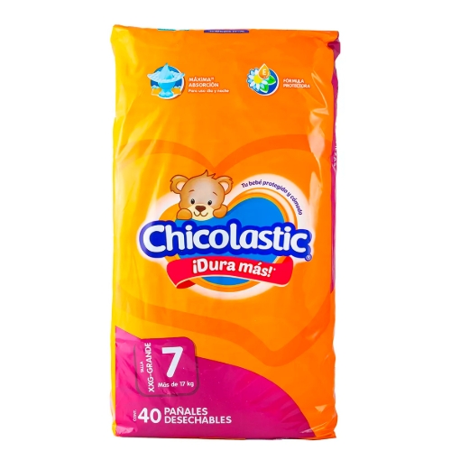 Imagen de Pañal Chicolastic Classic 7 40 PZS