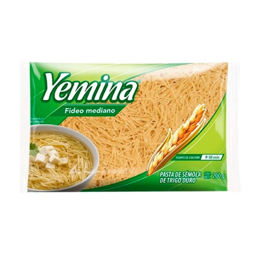 Imagen de Sopa Yemina Fideo Mediano 200 GRS