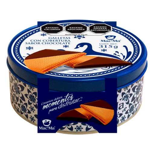 Imagen de Gall Mac Ma Abanico C/Chocolate Lata Mac Ma 315 GRS