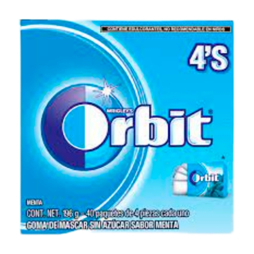 Imagen de Chicle Orbit 4'S Menta 1 PZS