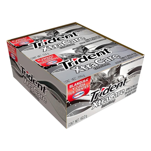 Imagen de Chicle Exh Chicle Trident Xc Menta Fuerte Trident Xc Menta Fuerte 16.32 GRS