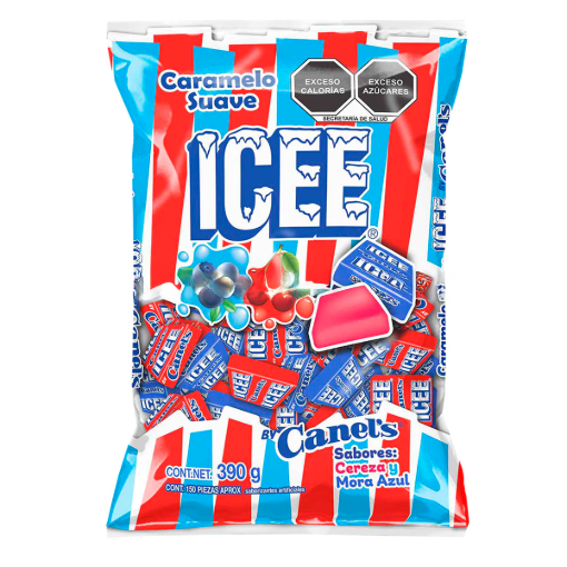 Imagen de Dulce  Exh Dul Canel´S Icee Cuadreta Surt Canel´S Icee Surt 390 GRS