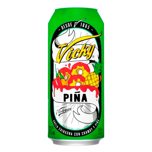Imagen de Cerveza  Cerveza Victoria Chamoy Piña Lata Victoria Chamoy Piña Lata 473 MLL