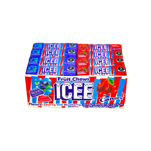 Imagen de Dulce Exh Dul Canel´S Icee Cereza&Mora Azul Icee  Cereza&Mora Azul 24 PZS