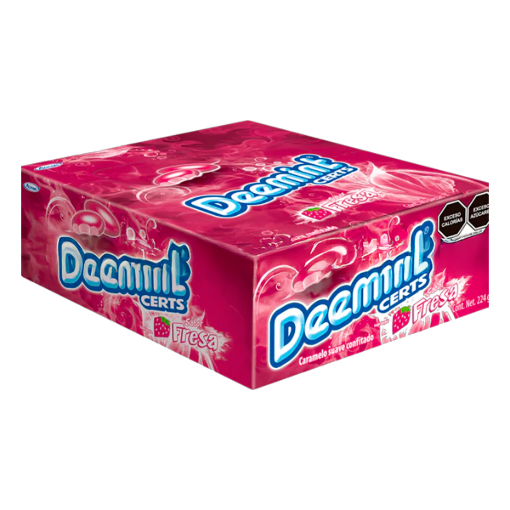Imagen de Dulce Exh Dul Deemint Certs 2S Fresa Deemint  Exhcertsfresa 5.6 GRS