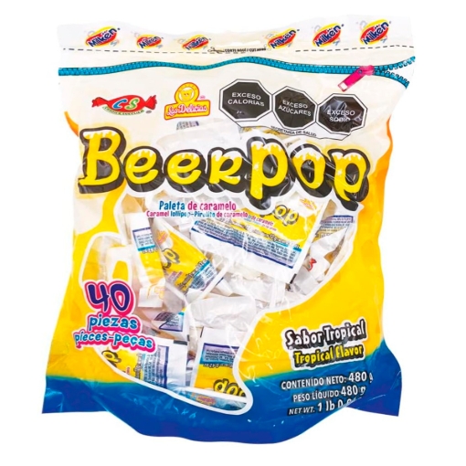Imagen de Exh Paleta Las Delicias Beerpop Bls Las Delicias 40 PZS