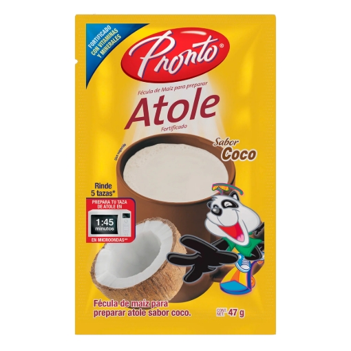 Imagen de Atole Pronto Coco Pronto 47 GRS