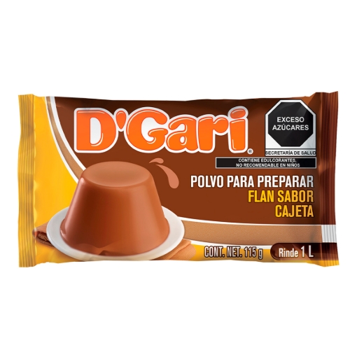 Imagen de Flan DGari Cajeta DGari 115 GRS