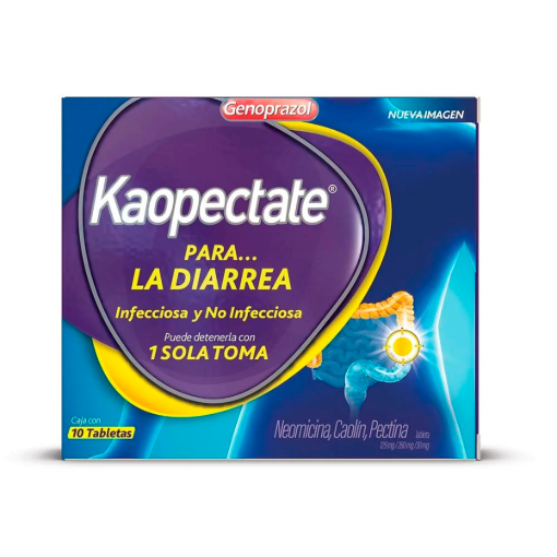 Imagen de Exh Med Kaopectate A/Diarreico Tab Kaopectate 10 PZS