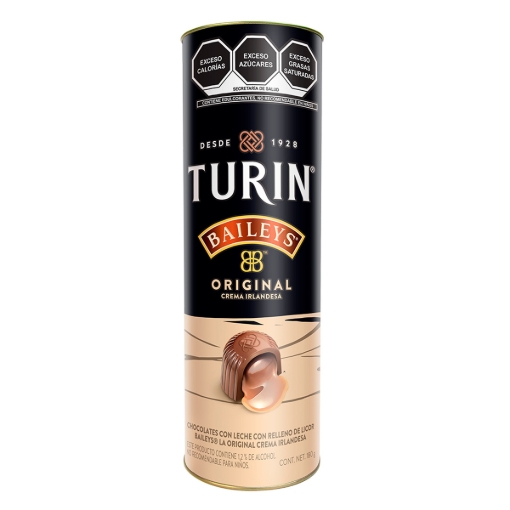 Imagen de Choco Turin C/Bayleys Orig Tubo Turin 180 GRS