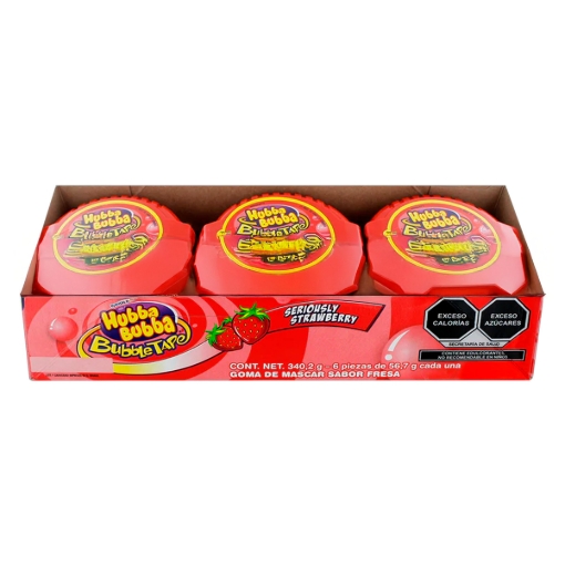 Imagen de Exh Chicle H. Bubba Fresa Rollo Fresa Rollo 56.7 GRS