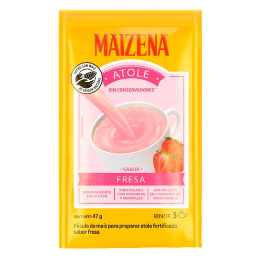 Imagen de Atole Maizena Fresa Maizena 47 GRS