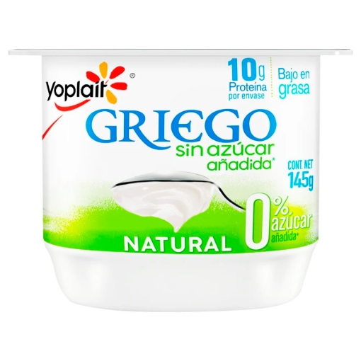Imagen de YOG YOPLAIT GRIEGO NATURAL SIN AZUCAR 145 GRS