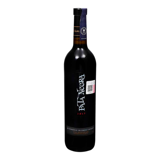 Imagen de VINO TINTO PATA NEGRA VALDEPEÑAS TEM/CAB 750 MLL