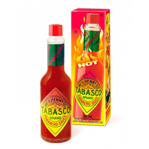 Imagen de Salsa Picante Tabasco Habanero 60 MLL