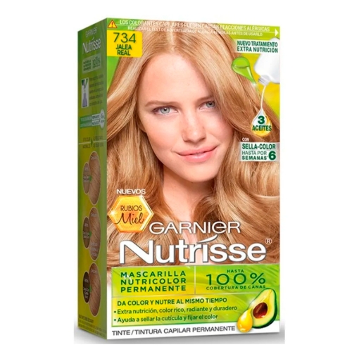 Imagen de TINTE NUTRISSE 734 RUBIO DOR COBRIZO 1 PZS