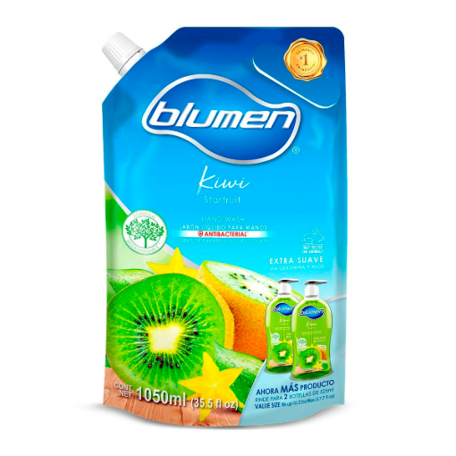 Imagen de Jabón Líquido Para Manos Blumen Kiwi Pounch 1.05 LTS