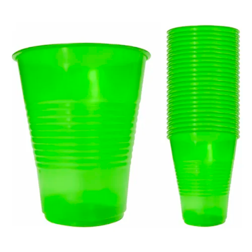 Imagen de Vaso Desechable Primo Neon Verde #16 20 PZS