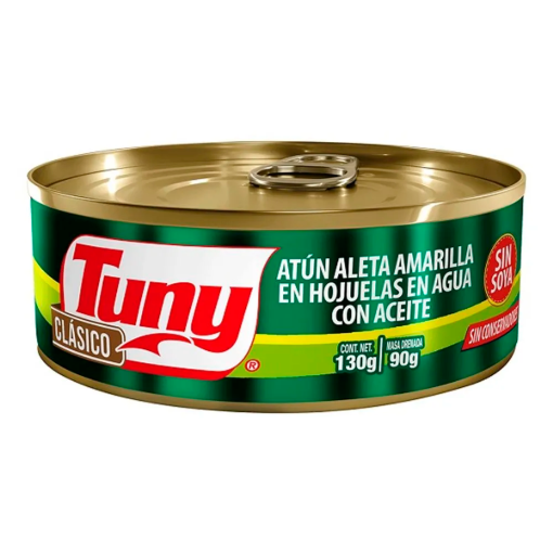 Imagen de Atun Tuny En Agua C/Aceite Clasico Tuny E/Chipotle 125 GRS