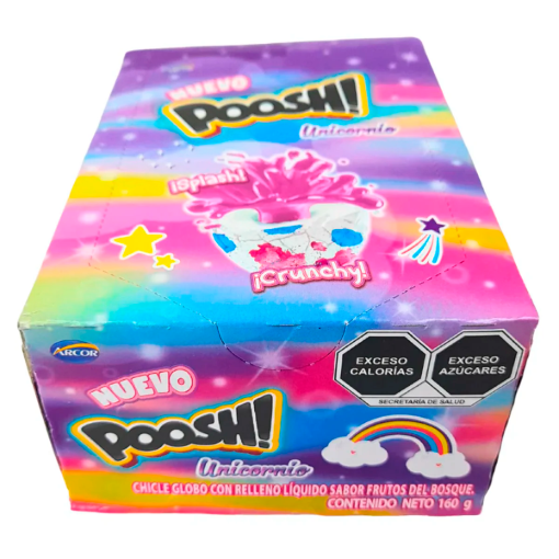 Imagen de Chicle Poosh Unicornio 4 GRS