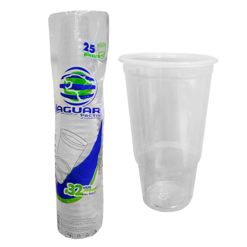 Imagen de Vaso D/Plast Jaguar 32 Oz Jaguar 25 PZS