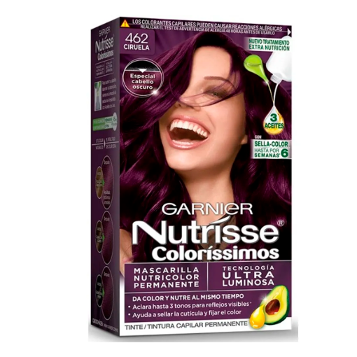 Imagen de Tinte Nutrisse 462 Ciruela 1 PZS