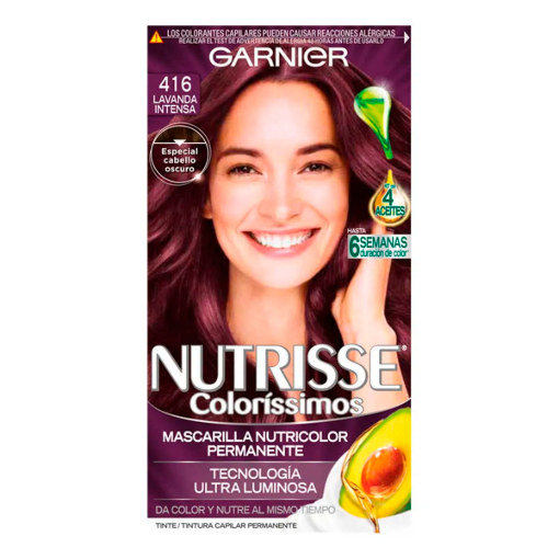 Imagen de Tinte Nutrisse 416 Lavanda Intensa 1 PZS