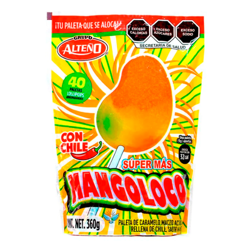 Imagen de Exh Paleta Alteño Super Mango Loco Paleta Alteño Super Mango 40 PZS