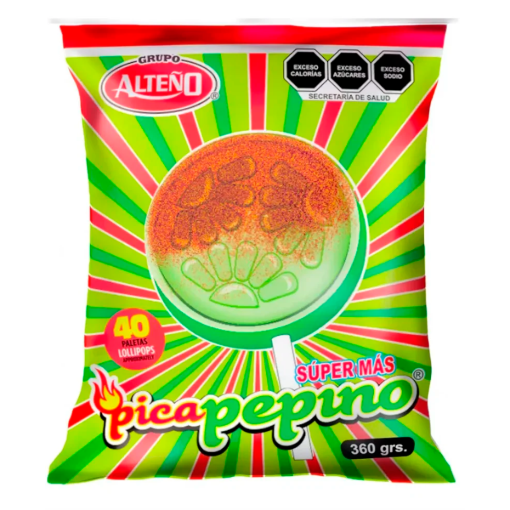 Imagen de Paleta Exh Paleta Alteño S.Pica Pepino Alteño  S.Pica Pepino 40 PZS
