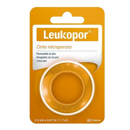 Imagen de Cinta Leukopor Piel 2.5X4.57Cm 1 PZS