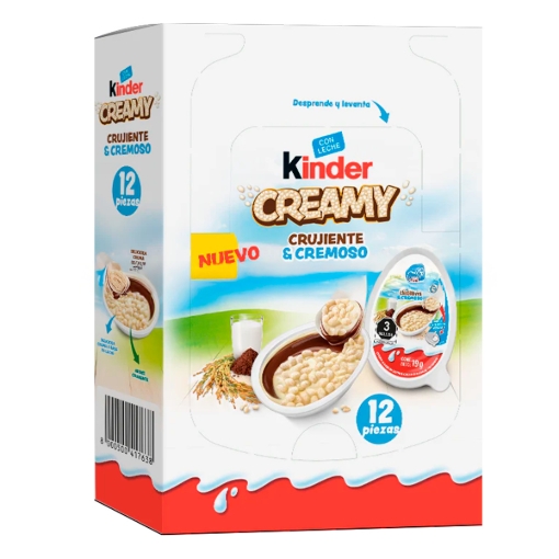 Imagen de Exh Choco Kinder Creamy 12 PZS